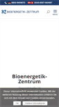 Mobile Screenshot of bioenergetik-zentrum.de